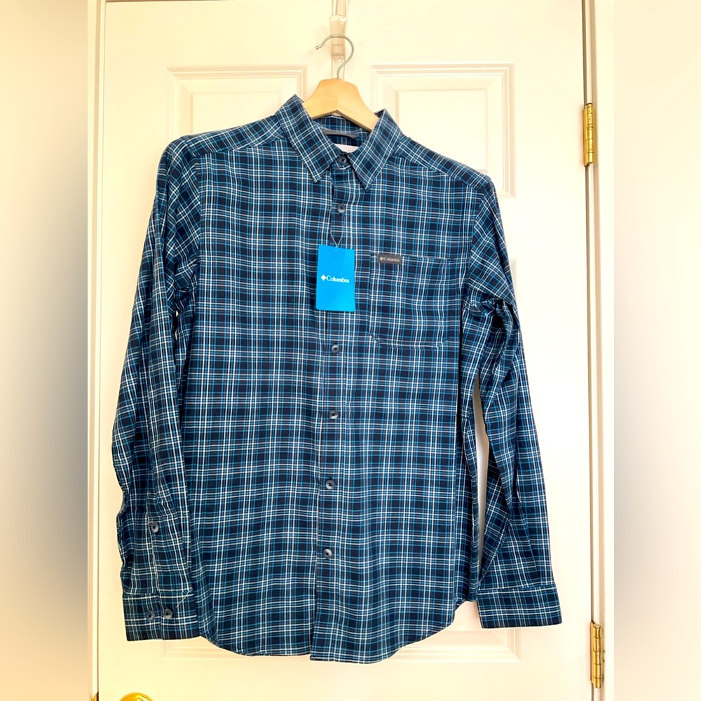 NEW! COLUMBIA VAPOR RIDGE 3 LONG SLEEVE MENS SMALL SHIRT